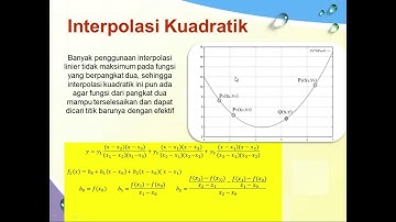 Metode Numerik | Interpolasi Polinomial