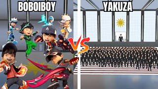 EXPERIMEN BOBOIBOY KUASA 7 VS 200 YAKUZA HIMAWARI!! - SAKURA SCHOOL