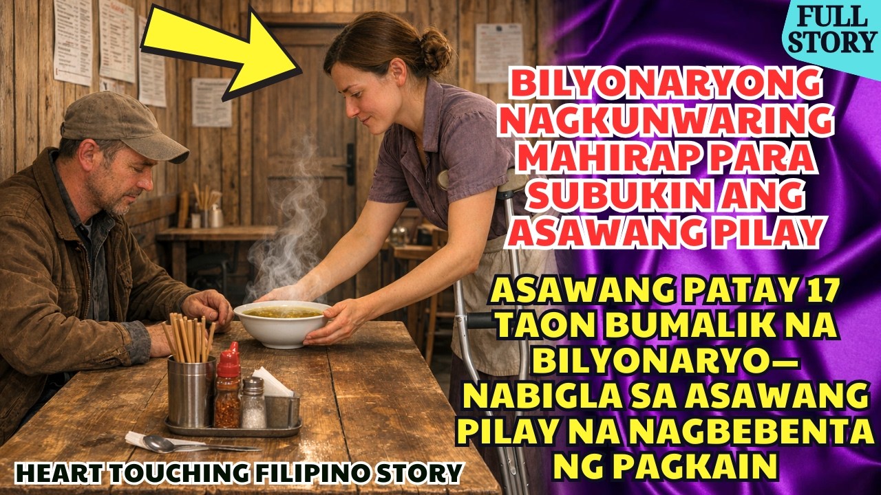 Asawang Patay 17 Taon Bumalik na Bilyonaryo—Nabigla sa Asawang Pilay na Nagbebenta ng Pagkain