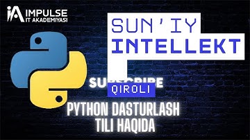 Python dasturlash tili haqida