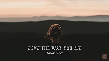 [Vietsub + Lyrics] Love The Way You Lie - Skylar Grey