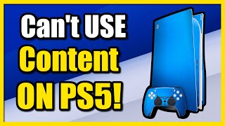 How to Fix Can't use this content Can't Connect to Server to Verity Licenses on PS5 Console