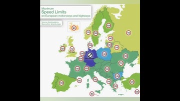 Maximum Speed limits in European Countries! #map #europe #speed #limit #youtubeshorts #countries