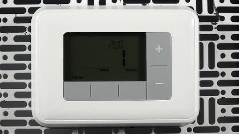 How to enter and navigate advanced programming on the T3 thermostat - Resideo