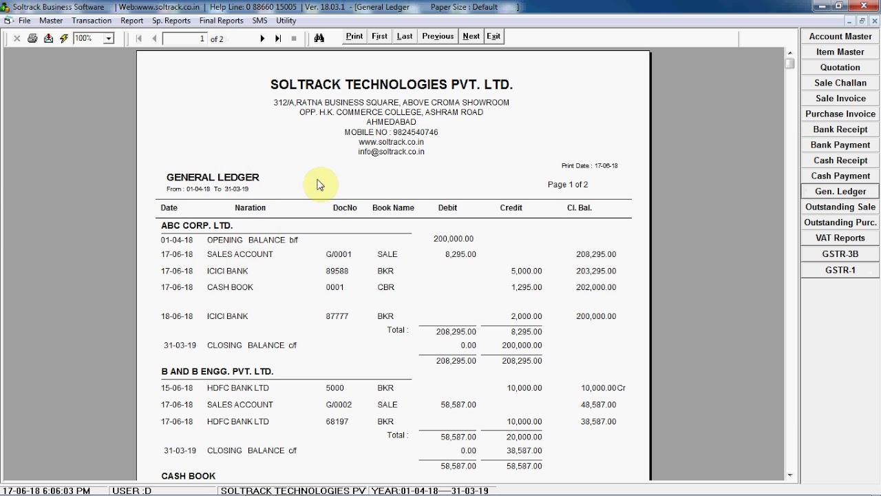 GENERAL LEDGER YouTube