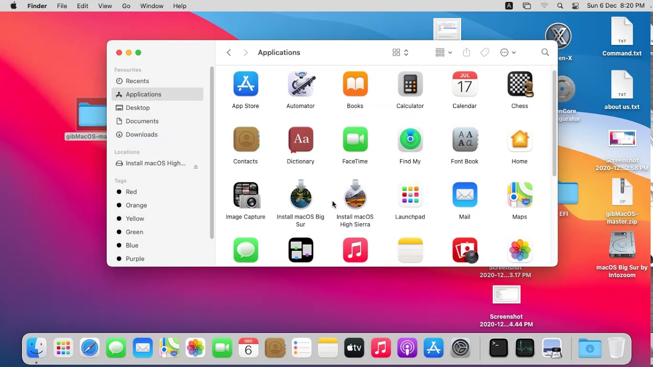 gibMacOS Download macOS Create a bootable USB and clean up the Big Sur ...