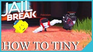 [Roblox-Jailbreak Glitch] How To Become Small With The Boat