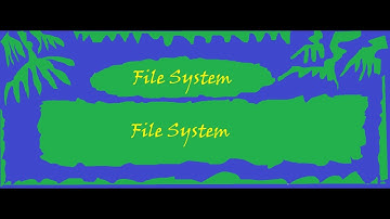 File System