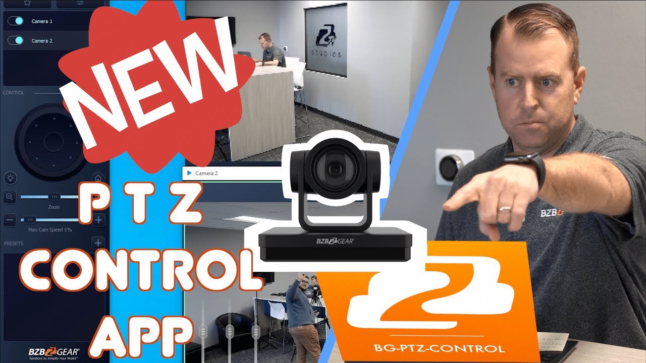 Command and Control Various BZBGEAR PTZ Cameras via Newly Updated BG-PTZ-Control App (Full Overview)