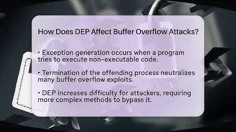 How Does DEP Affect Buffer Overflow Attacks? - Tactical Warfare Experts