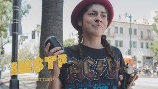 Video thumbnail of "Kendrick Lamar - "DAMN." Album: STREET REACTIONS in Hollywood"