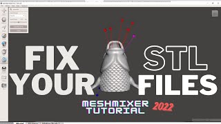 How to Repair STL/OBJ  Files | Meshmixer Tutorial | 3D Printing Guide for newbies screenshot 1