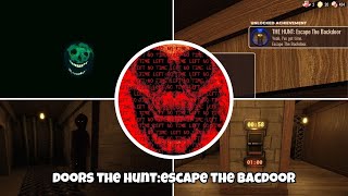 Doors Backdoor New Update-The Hunt: Escape The Backdoor Full Walkthrough