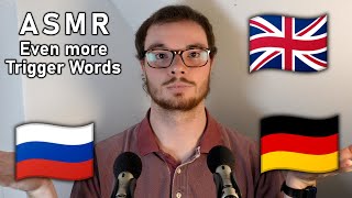 ASMR  | Even more Trigger Words in Russian, German and English