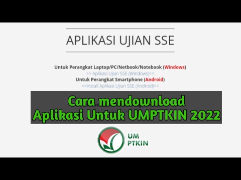 cara download & instal aplikasi ujian sse UM - PTKIN 2022 di hp Android