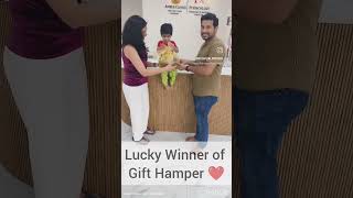 Lucky winner of Gift hamper