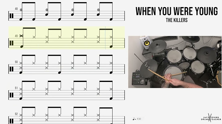 When You Were Young Drums version - Drums performance video thumbnail