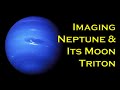 Neptune and Triton Moving Against the Stars