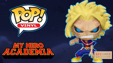 Funko Pop! My Hero Academia: Weakened All Might GITD Box Lunch Exclusive Unboxing