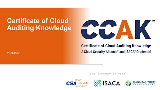 Celebrity Webinar - Certificate of Cloud Auditing Knowledge (CCAK) Net Worth