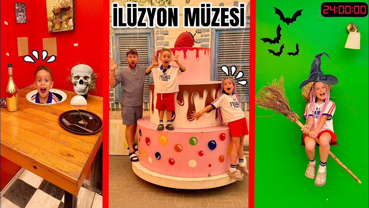 KUZEY ELİF 24 SAAT NEŞELİ KÖYE GİTTİK VLOG !! 24 SAAT İLLÜZYON VLOG !!