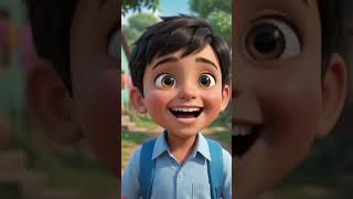 Chotu Ka Pehla School Day 🏫 | Cute Kids Story in Hindi | Moral Story for Children