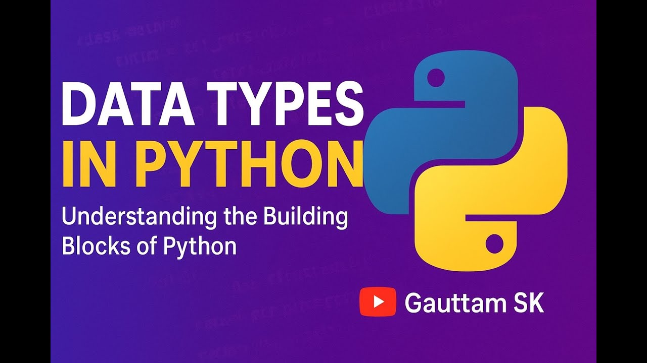 Data Types in Python - YouTube