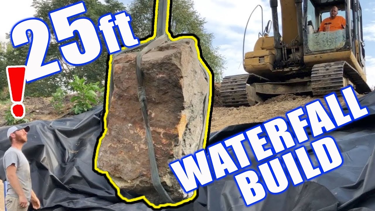 25-Foot Waterfall & POND RENOVATION: Part 3