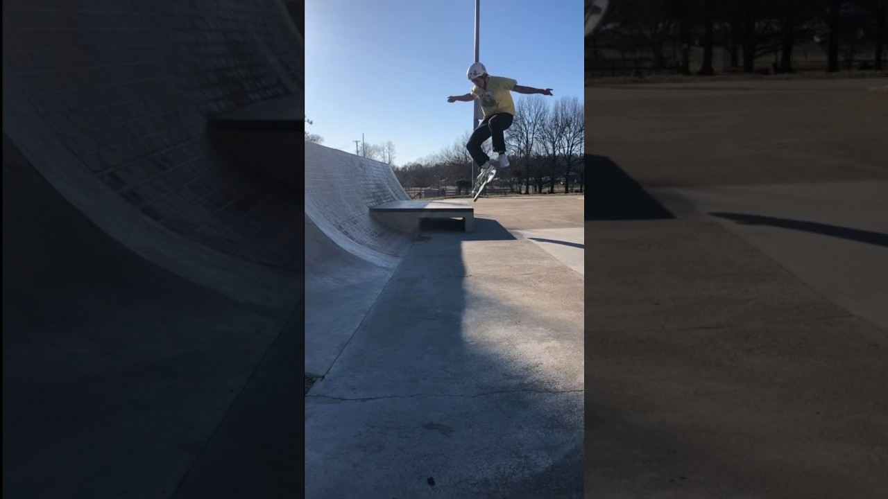 Kickflip out SLO MO style 