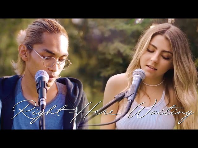 Right Here Waiting by Richard Marx | acoustic cover by Jada Facer &  Tereza Fahlevi class=