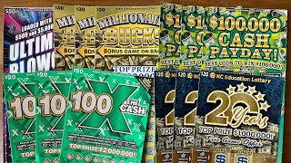 $350 North Carolina Lottery Scratch-Offs!😳We Can’t Always Win Big!😳