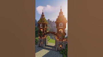 Building a gatehouse |🏰| #Short