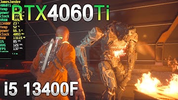 The Callisto Protocol | RTX 4060 Ti + i5 13400F ( 1080p Maximum Set / Ray Tracing: OFF / FSR: ON )