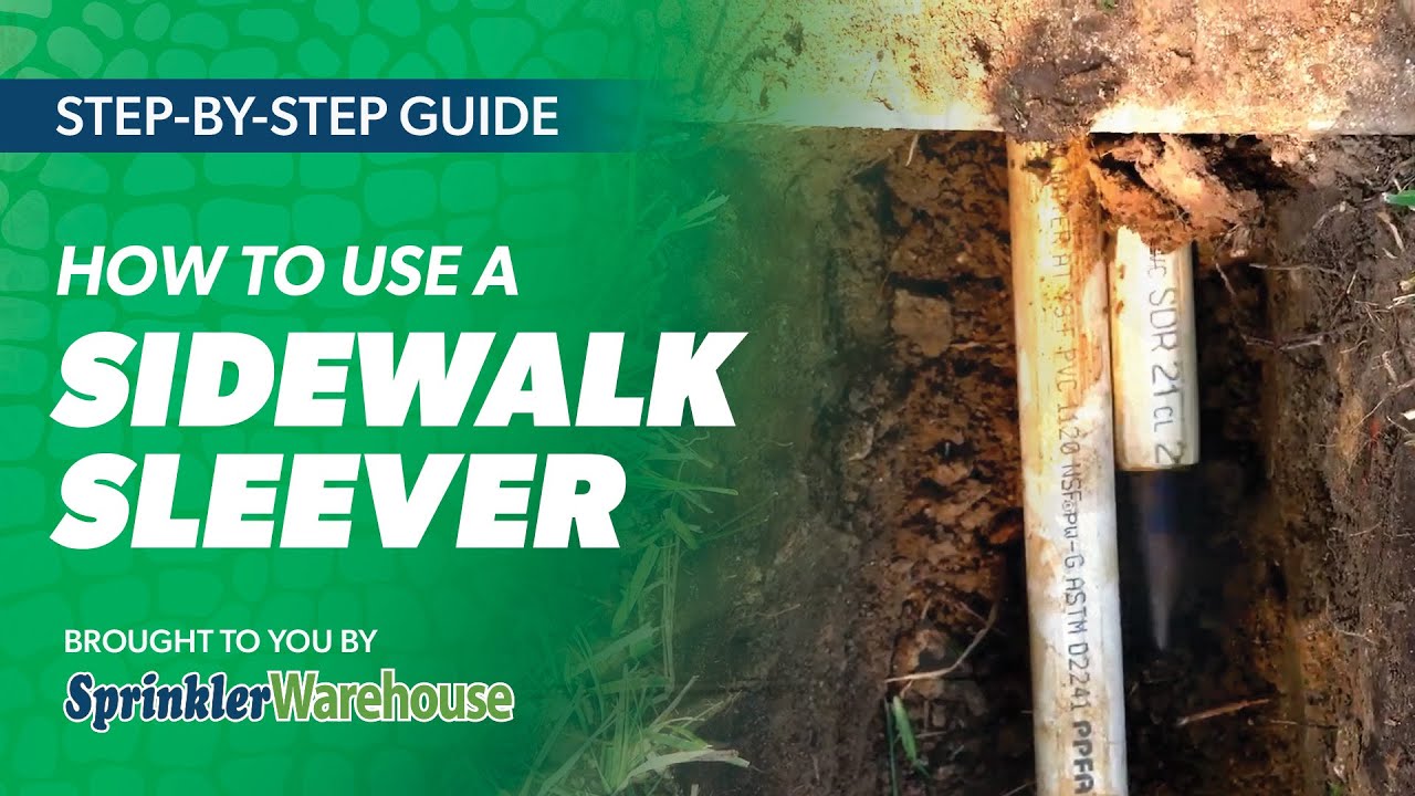 Using A Sidewalk Sleever - YouTube