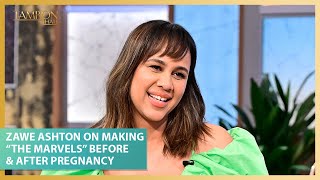 Zawe Ashton Gets Real About Making “The Marvels” Before & After Pregnancy