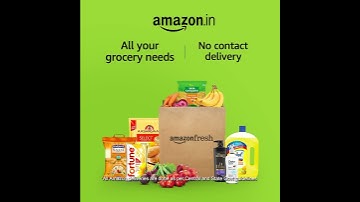 Amazon Fresh- for all your groceries with no contact delivery.