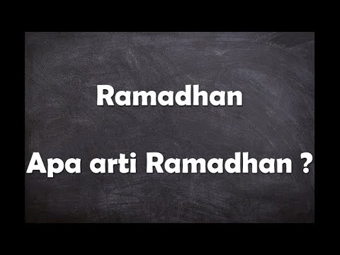 Video: Apakah maksud ramadan kareem?