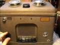 Registratore/Magnetofono a Filo d&#39;acciaio, marca Omeca, Lione - Old Radio Valve - Wire Recorder