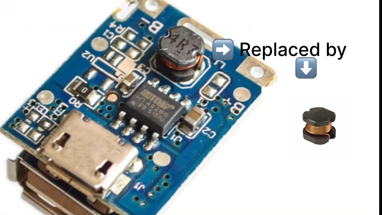 How to increase amp 1 to 2 from power bank module like share 