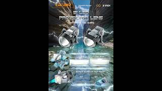 GCAR new product R1 Ultra &amp;R2 Ultra Bi LED Projector Lens LED Headlight LED Driving Light for Car🚘