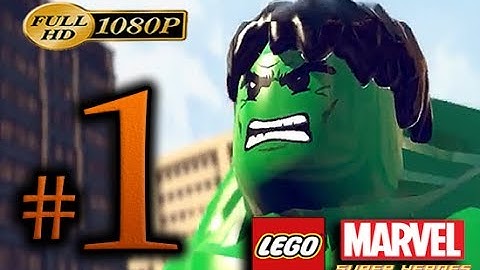 LEGO Marvel SuperHeroes Walkthrough Part 1 [1080p HD] - First 90 Minutes! - No Commentary