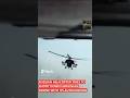 Russian MI-28 Helicopter Tries To Shoot Down Ukrainian Drone From Up Close