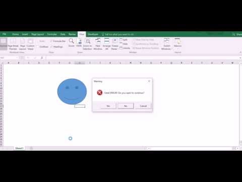Infinite loop VBA Macro with message box
