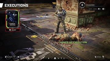 Gears 5. All Tech Test Weapon Executions. Xbox One X Gameplay!