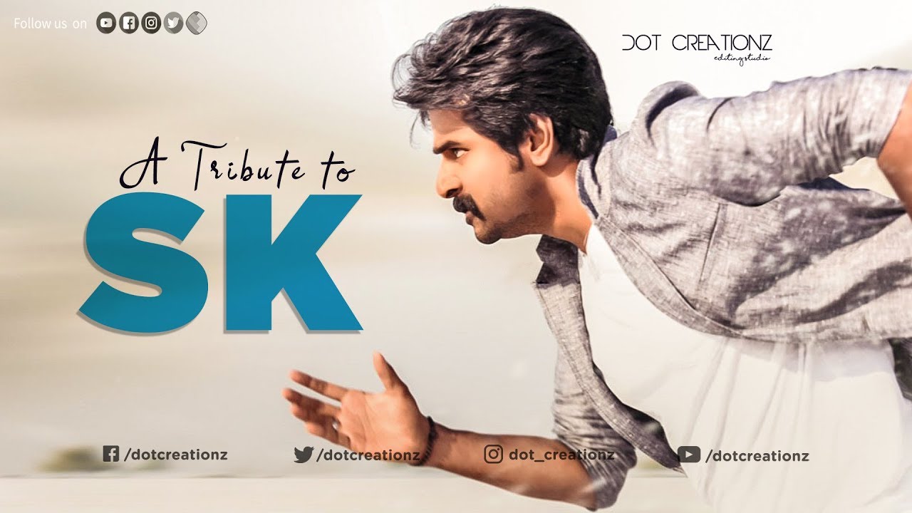 A Tribute to Sivakarthikeyan | Birthday Mashup | Dot Creationz | Zee ...