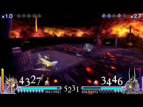 DISSIDIA FINAL FANTASY UT 皇帝VSWOL