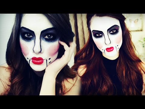Ventriloquist Doll Halloween Makeup Tutorial