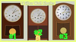 5 Silco Wall Clocks 🕰️ | Scratch Projects | COMPILATION