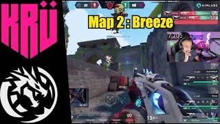 FNS reacts to KRU vs LEV | Map 2 | Champions Tour 2024: Americas Stage 1 |
