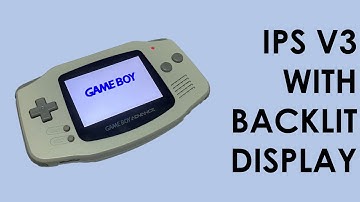 My First Time Modding a Game Boy Advance with a Backlit Display!